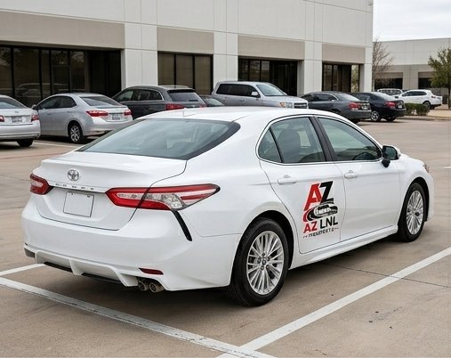 Arizona Transport Solutions branded sedan
